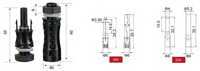 Connecteur solaire MUTAI Factory Outlet IP67 4mm DC 1000V 1500V 17A 22A 30A 50A PV Conectores