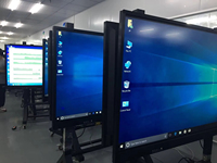 Precio de Fábrica, Pantalla Inteligente Todo en Uno de 65 Pulgadas, Pantalla LCD, Cámara IA de 48MP, Android/Windows, Certificación FCC/CE/ROSH para Negocios