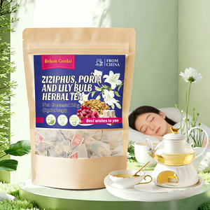 Tisane Artisanale Bio Premium de Ziziphus, Poria et Bulbe de Lys, 5g x 25 Sachets Pyramidaux – Favorise un Sommeil Réparateur et Soulage le Stress Nocturne - Product Image 4