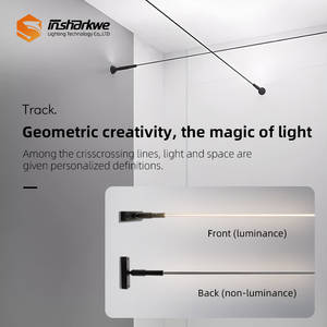 Cho trong nhà trang trí môi trường xung quanh ánh sáng thép không gỉ trần COB LED đường Chân Trời tuyến tính ánh sáng đèn treo tường LED Strip ánh sáng - Product Image 6