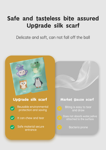 Nuevos juguetes educativos tempranos <span class=keywords><strong>Montessori</strong></span>, <span class=keywords><strong>caja</strong></span> <span class=keywords><strong>de</strong></span> pañuelos sensoriales <span class=keywords><strong>de</strong></span> dibujos animados <span class=keywords><strong>de</strong></span> dinosaurios para bebés con 3 páginas <span class=keywords><strong>de</strong></span> papel <span class=keywords><strong>de</strong></span> sonido y 6 bufandas <span class=keywords><strong>de</strong></span> seda - Product Image 2