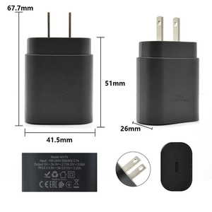 Adaptateur Type-C Charge rapide PD 25W Prise USB C Adaptateur secteur Super rapide Chargeur Type C pour <span class=keywords><strong>Samsung</strong></span> S24 S23 Ultra <span class=keywords><strong>TA800</strong></span> TA845 - Product Image 6