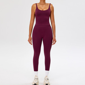 Nouvelle conception, vente en gros, hauts de <span class=keywords><strong>sport</strong></span> sans couture de haute qualité, leggings à <span class=keywords><strong>taille</strong></span> haute, ensemble de yoga sportif 2 pièces, <span class=keywords><strong>grande</strong></span> <span class=keywords><strong>taille</strong></span> - Product Image 2
