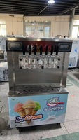 Machine à crème glacée commerciale à prix d'usine en Chine Crème glacée molle à saveur 3/5/7 avec yaourt Chocolat au lait à vendre