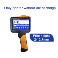 WECARE H81 imprimante à jet d'encre à écran tactile intelligent petite Machine d'imprimante à jet d'encre de codage numérique de Date de production