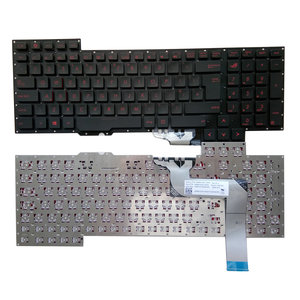 Bonne qualité clavier pour Asus G751 <span class=keywords><strong>G751J</strong></span> G751JM G751JY avec rétro-éclairage rouge lettre - Product Image 1