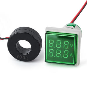 고품질 LED 디지털 패널 미터 미니 전압계 전류계, AC/DC 전원 공급 장치 전압 측정용 녹색 디스플레이 22mm - Product Image 6