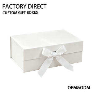 Op maat bedrukte logo aseptische rigid boxes met magneetsluiting, luxe recycleerbare kartonnen vouwdoos voor cadeaus - Product Image 3