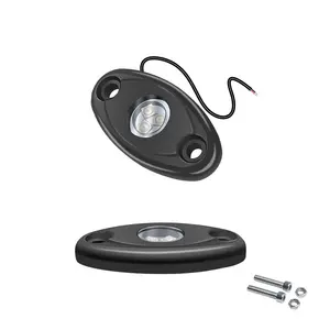 Lampe d'ambiance de voiture RVB stroboscopique à LED pour camion tout-terrain SUV 4x4 ATV Jeep, néon à LED