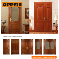 Portes intérieures en bois sculpté OPPEIN, design de porte intérieure en bois massif