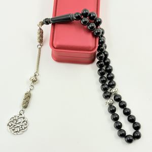 Cuentas de Oración Musulmanas de 10 mm, 33 Cuentas, Cuentas de Oración Islámicas, Pulsera de Traje de Baño, Cuentas de Oración de Madera Eléctrica, Kehribar Tesbih - Product Image 4