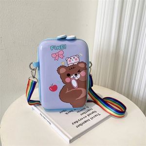 Custom New Fabric Large Capacity Cute Cartoon Girl Crossbody Bag <b>Hard</b> <b>Shell</b> One Shoulder Pencil <b>Case</b> Customized Color Protector - Product Image 2