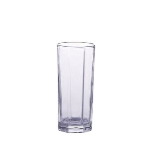 Vasos de Cerveza Octogonales Simples de Vidrio Transparente de 190, 200, 230 y 270 ml - Product Image 1