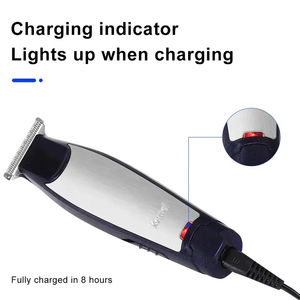 Pour <span class=keywords><strong>Kemei</strong></span> <span class=keywords><strong>KM</strong></span>-<span class=keywords><strong>5021</strong></span> tondeuses à cheveux rechargeables meilleure vente tondeuse à lame électrique en acier inoxydable pour une utilisation en hôtel - Product Image 3