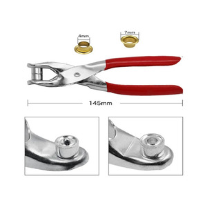 1 Set Oeillet Fixation Tissu Cuir Ceinture Chaussure Perforateur <span class=keywords><strong>Pince</strong></span> Machine à Coudre Sac Outil Ménage <span class=keywords><strong>Pince</strong></span> Retenue <span class=keywords><strong>Rivet</strong></span> Snap - Product Image 4