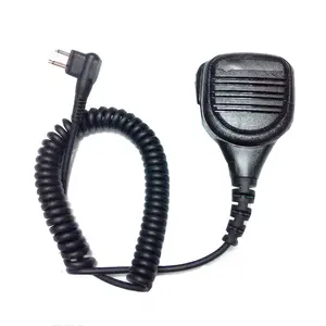 PMMN4013A Chống Mưa 2-Pin Vai Từ Xa Loa Microphone PTT Cho Đài Phát Thanh GP300 GP88s PMR446 PR400 Mag One BPR40 EP450 AU1200