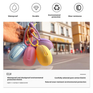 Dễ Thương Lưu Trữ Di Động <span class=keywords><strong>Mini</strong></span> Silicone Trang Điểm Không Thấm Nước Túi Túi Cho Du Lịch - Product Image 5