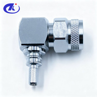 Connecteur coaxial RF TNC mâle R/A à sertir pour câble coaxial LMR200