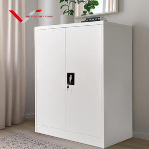 <b>Cheap</b> Swing Door Combination White Cabinets Office Filing Locker Metal Cabinet Storage Metal Steel <b>Cupboard</b> - Product Image 5