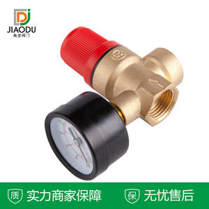 Vanne de régulation de pression de chaudière en laiton sur mesure, vanne de sécurité de décharge de pression avec affichage, export pour les ventes transfrontalières - Product Image 3