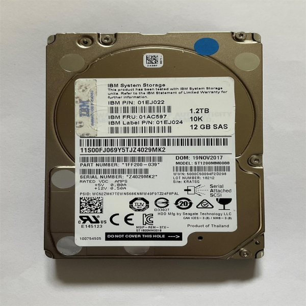 1 Brand New Original Item St1200mm0088 1.2tb 10k Rpm Enterprise Sas Hard Disk Drive Hdd 2.5 Inch Plc
