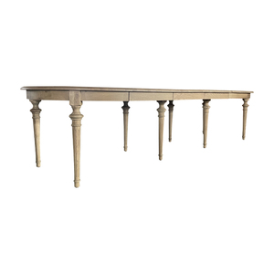<span class=keywords><strong>Table</strong></span> à manger extensible en chêne massif de style français classique D1646-350 Hoolnn <span class=keywords><strong>avec</strong></span> extensions, meubles de salle à manger - Product Image 3