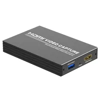 دعم الجملة hdmi 4k عالية الوضوح جهاز التقاط تسجيل لعبة البث المباشر USB بطاقة التقاط الصوت والفيديو HDMI الفيديو بطاقة التقاط الصوت والفيديو