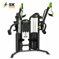 Machine de musculation professionnelle SK à poulies croisées, double réglage, entraîneur fonctionnel multi-stations, équipement de gym