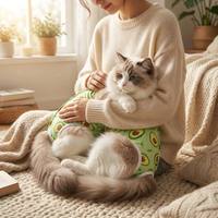 Maßgefertigte Niedliche Cartoon-Bedruckte Atmungsaktive Liebliche Muster Einfach zu Verschließende Hunde- und Katzenkleidung für Tägliches Freizeit-Tragen