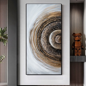 Hiện đại sơn handmade bằng đá Sa Thạch Sơn bán vòng tròn nghệ thuật tác phẩm gốc Hot Bán hiên sơn trang trí nhà nghệ thuật - Product Image 4