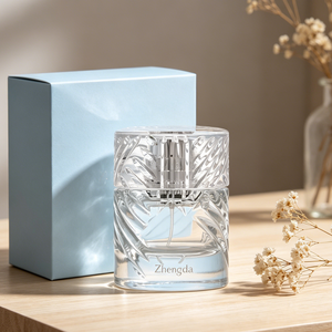 Bouteille en verre transparente cylindrique de 50 ml et 100 ml pour le stockage de parfums <span class=keywords><strong>à</strong></span> <span class=keywords><strong>domicile</strong></span> et en voyage, flacon de parfum de 100 ml - Product Image 1