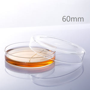 Platos de cultivo bacteriano de vidrio de buena calidad de laboratorio Plato DE CULTIVO DE Petri de vidrio de borosilicato - Product Image 5