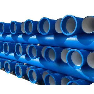 Fabbrica professionale ISO2531 tubo di alimentazione dell'acqua di alta qualità nero rosso blu colata tubo di ferro duttile