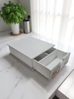 Tiroir porte-dosette de café personnalisé EUDR Support pour machine à café Boîte organisateur de dosettes et de capsules Boîte à dosettes de café en bois