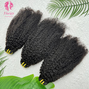Extensiones de Cabello Humano <span class=keywords><strong>Afro</strong></span> Rizado 12A, Paquetes de Cabello Humano <span class=keywords><strong>Afro</strong></span> Rizado 4C con Doble Trama, Extensiones de Cabello Humano Virgen al por Mayor - Product Image 3