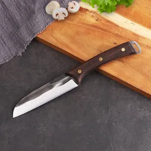 Couteau à désosser utilitaire APEX de <span class=keywords><strong>5</strong></span> pouces en acier inoxydable à haute teneur en carbone avec manche en bois, écologique pour la viande et la volaille - Product Image 6
