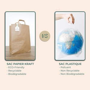 Bolsa <span class=keywords><strong>de</strong></span> <span class=keywords><strong>Papel</strong></span> Kraft <span class=keywords><strong>de</strong></span> Alta Calidad <span class=keywords><strong>con</strong></span> Logotipo Personalizado para Gomitas, Fiestas Navideñas, Regalos, Exposiciones, Embalaje, <span class=keywords><strong>Papel</strong></span> Artesanal Resistente - Product Image 5