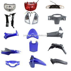 Garde-boue en plastique noir et bleu personnalisé pour moto HJ110, pièces de véhicule complètes, éclairage pour moto - Product Image 3