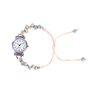 Cool in stile <span class=keywords><strong>donna</strong></span> <span class=keywords><strong>orologi</strong></span> con perline verde foschia 25 <span class=keywords><strong>modelli</strong></span> di nicchia semplice per studenti delle scuole medie squisita custodia in lega - Product Image 5