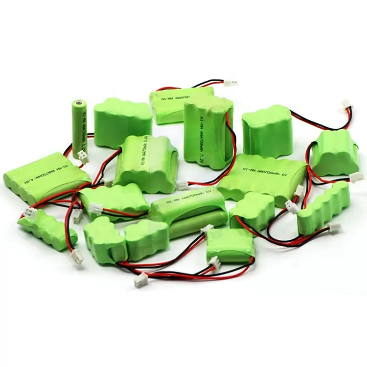 Batteries NIMH NICD, 2.4v, 3.6v, 6v, 4.8v, 7.2v, 9.6v, 12v, 14.4v, 24v, format C D, AA, AAA, rechargeables, personnalisé, neuf