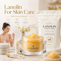 Lanoline Anhydre Pure LongBio CAS 8006-54-0 – Cire de Laine pour Soins de la Peau, Baume à Lèvres, Crème, Savon, Soins Capillaires – Vente en Gros OEM