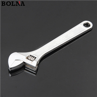 Herramientas Manuales Universales, Llave Inglesa Ajustable de Acero con Alto Contenido de Carbono, Multifunción, Estilo Europeo, 8", 10", 12", 15"