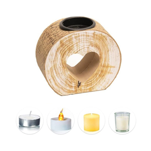 Cây gỗ người giữ ngọn nến trang trí nội thất nến Jar người giữ ngọn nến gỗ - Product Image 3
