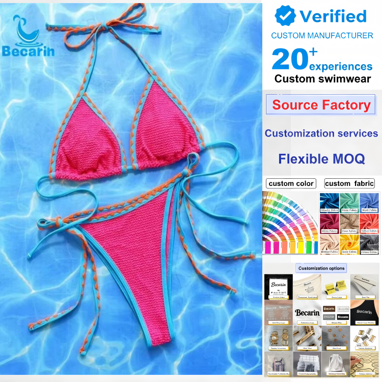 Custom Logo Two Piece Women Bikini