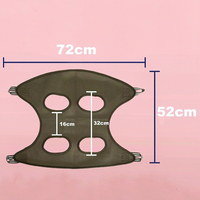 Hamac de toilettage pour chiens et chats, 13 pièces avec sac de rangement, harnais suspendu pour chiens et chats, écharpe de toilettage premium pour la coupe des ongles des animaux de compagnie