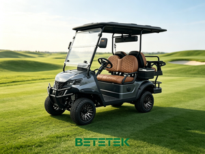 Carrito de Golf Eléctrico de 4 Plazas, Buggy de Golf Eléctrico para Carretera, Certificado por la CE para Carreteras No Públicas - Product Image 1