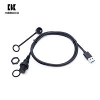 Cable USB 3.0 Tipo-C de 1m, Impermeable, con Cubierta de PVC, Conductor de Cobre Estañado y Blindaje Trenzado, de Fábrica China