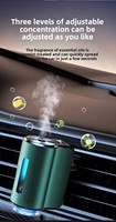 M80 MAONOAL Purificateur d'air écologique de luxe portable à une main USB pour voiture, diffuseur d'aromathérapie en plastique 10ml, parfum Océan