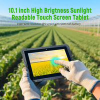 Potente Tableta Robusta de 10 Pulgadas, 5000 mAh, IP65 Resistente al Agua, Android Windows 4G 5G para Negocios al Aire Libre