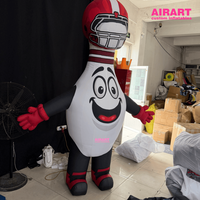 Costume gonflable de bowling personnalisé pour événements sportifs, combinaison gonflable en forme de bowling pour idées de fêtes